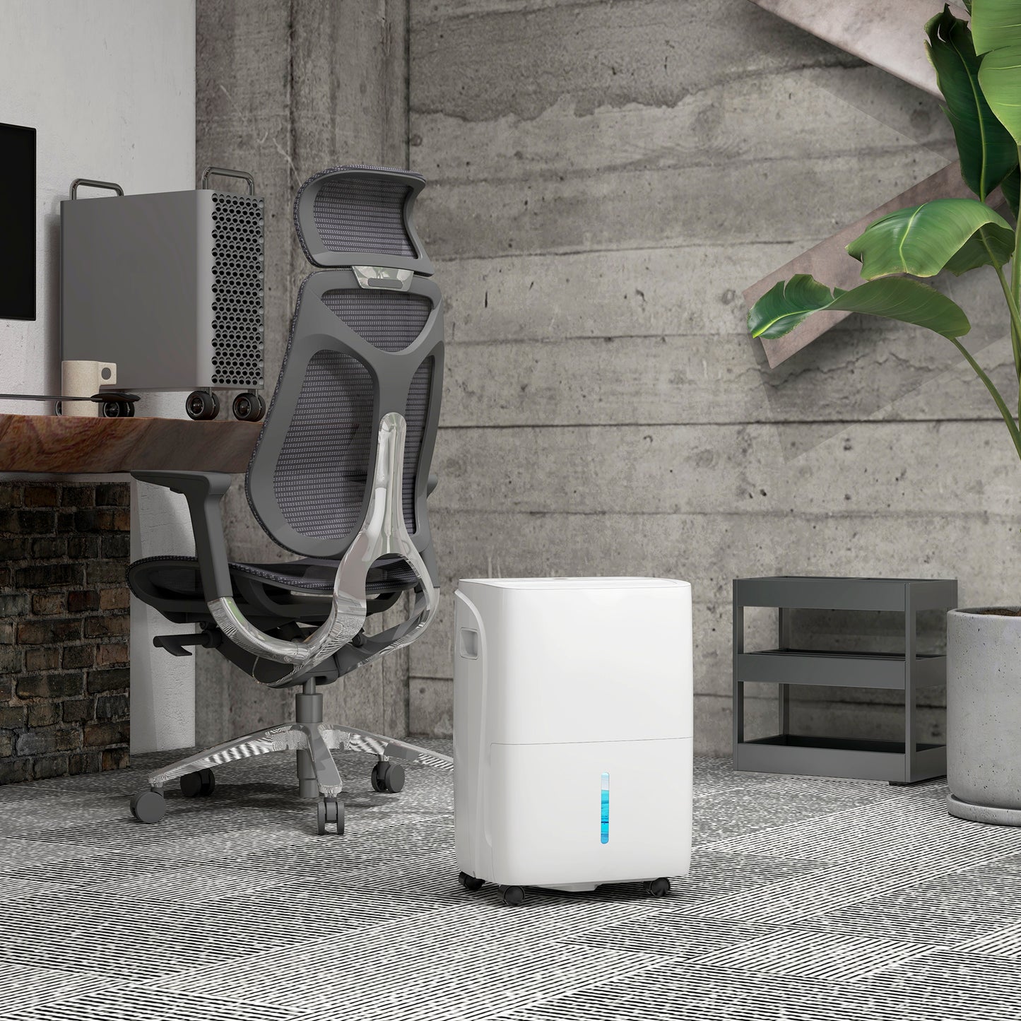 HOMCOM 30L Dehumidifier with Auto-Clean Filter, 4L Tank, Digital Display