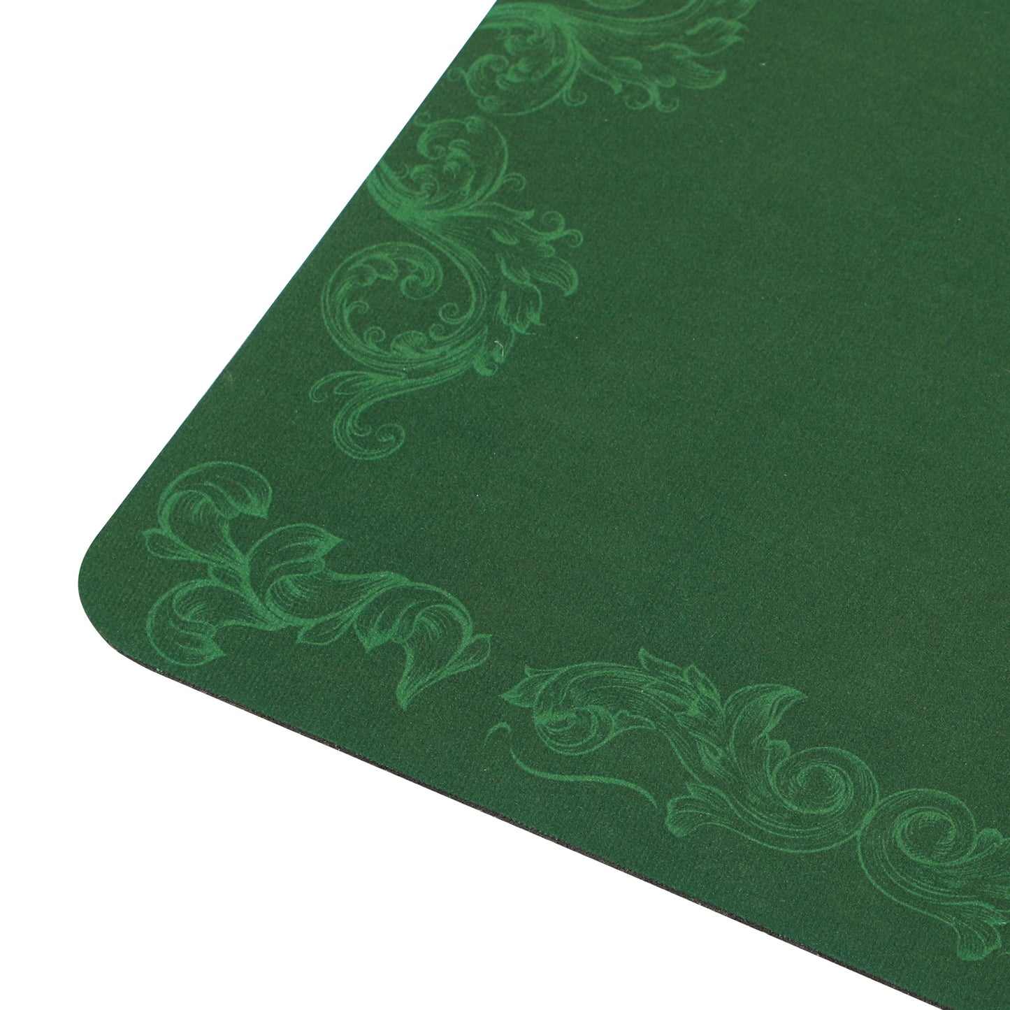 SPORTNOW Professional 6-Player Texas Hold'em Poker Mat, 120 x 60 cm, Water-Resistant Rubber with Felt Surface, Carry Bag, Green