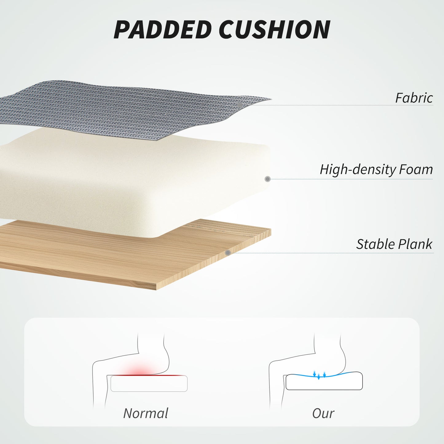 HOMCOM Mesh Back Office Chair, with Lumbar Support - Grey