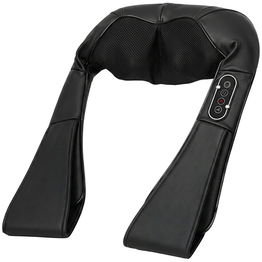 HOMCOM Neck and Shoulder Massager with Heat, Deep Tissue Shiatsu 3D Kneading Massager for Neck, Back, Waist, Foot and Leg