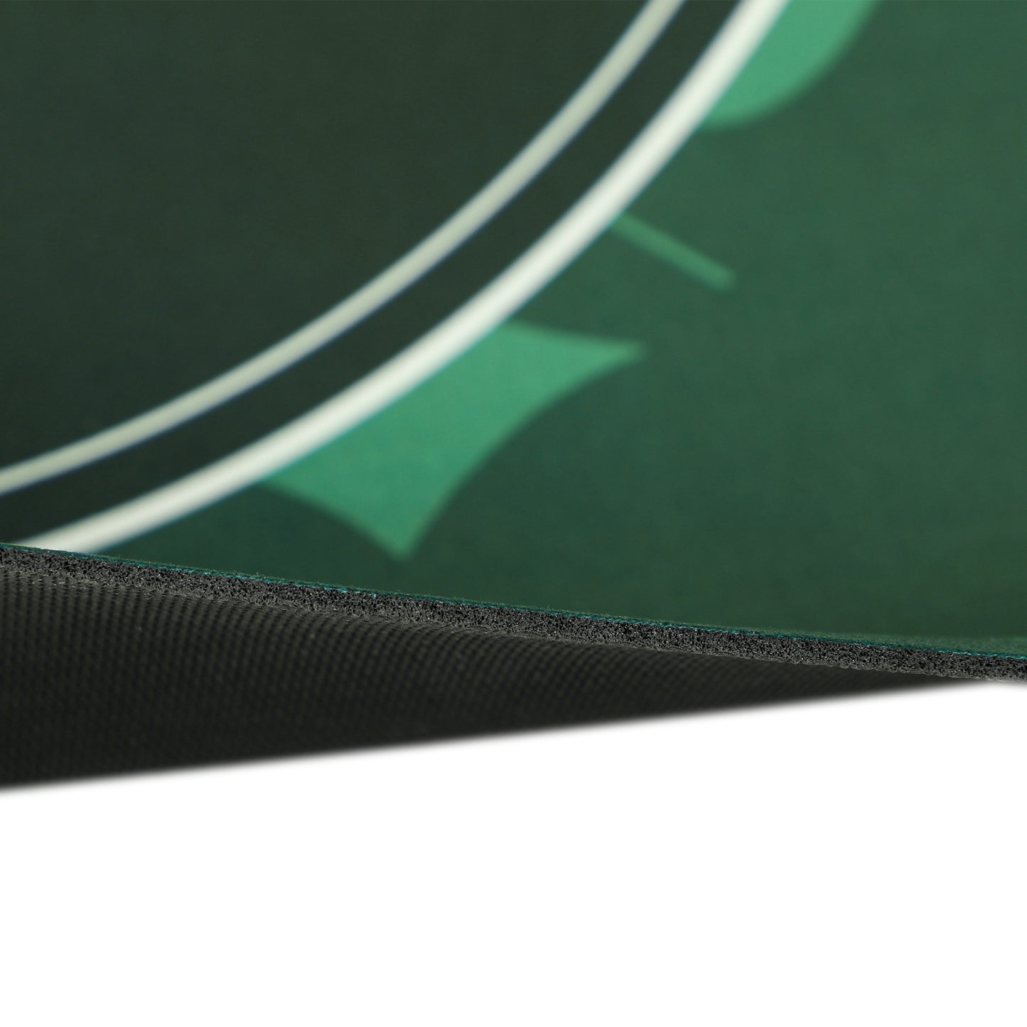 SPORTNOW Professional Texas Hold'em Poker Mat, 12 Player, Water-Resistant, Rubber with Felt Surface, Carry Bag, 239.3 x 115.5 cm, Green