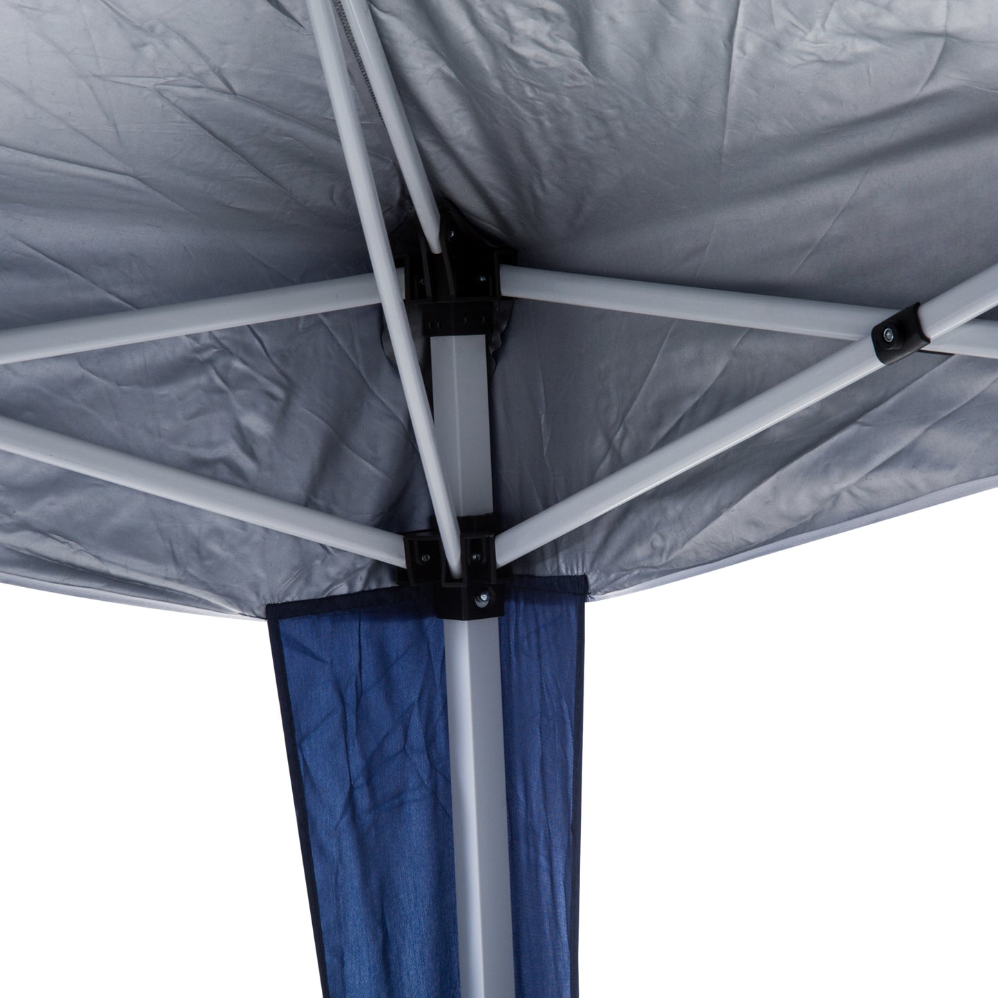 Outsunny 3x3m/2.5x2.5m Pop Up Gazebo with Carry Bag, Height Adjustable, Slant Leg, Garden/Patio Shelter