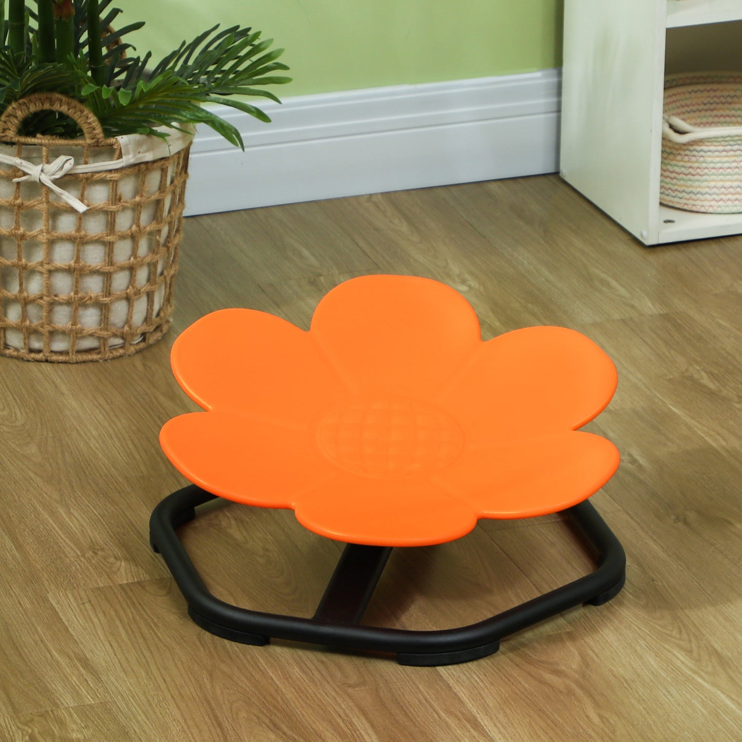 AIYAPLAY Sensory Spinning Chair for Autism Kids Coordination & Balance, Orange