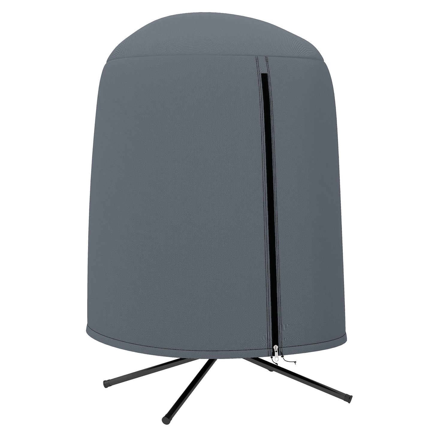 Outsunny 190 x Ø128cm Hanging Egg Chair Furniture Cover - Grey