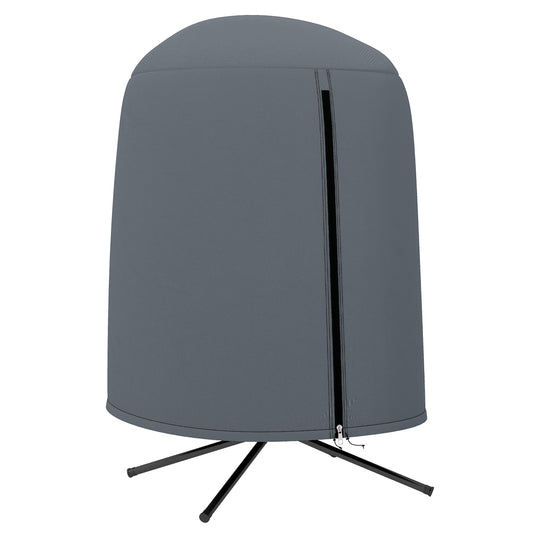 Outsunny 190 x Ø128cm Hanging Egg Chair Furniture Cover - Grey