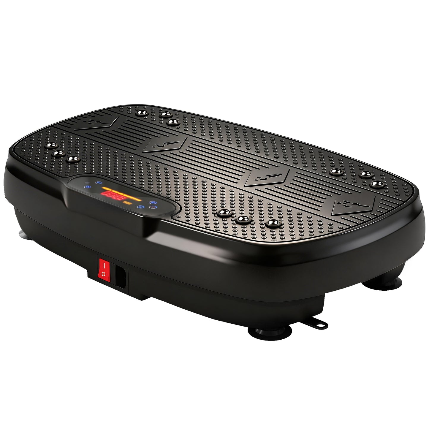SPORTNOW Vibration Plate Exercise Machine with 120 Speed Levels, 5 Programs, Vibrating Plate with Resistance Bands