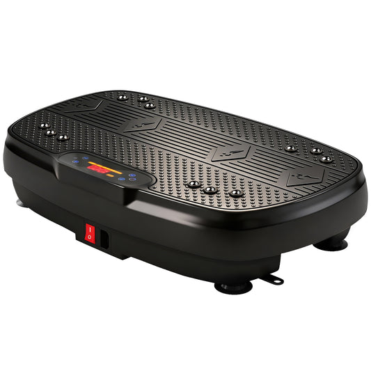 SPORTNOW Vibration Plate Exercise Machine with 120 Speed Levels, 5 Programs, Vibrating Plate with Resistance Bands