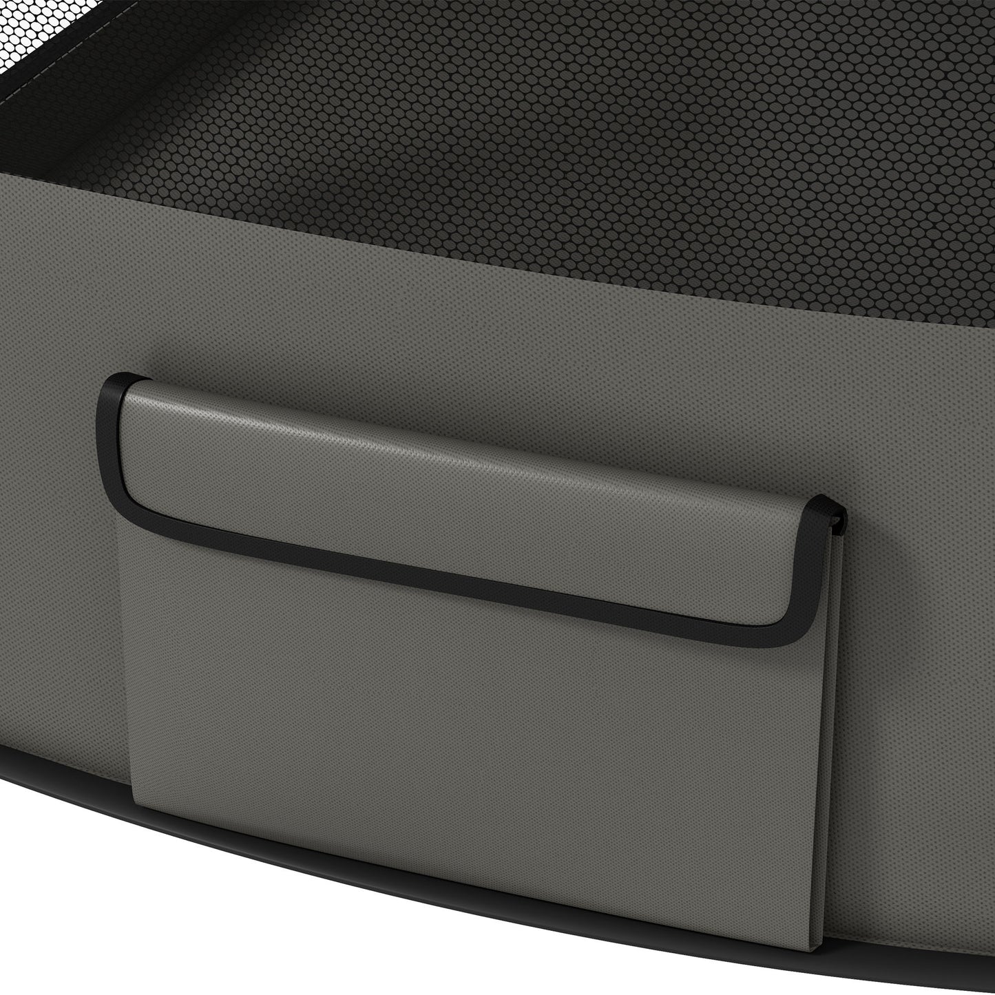 PawHut Foldable Dog Pen with Storage Bag for Indoor/Outdoor Use Grey - Extra Large