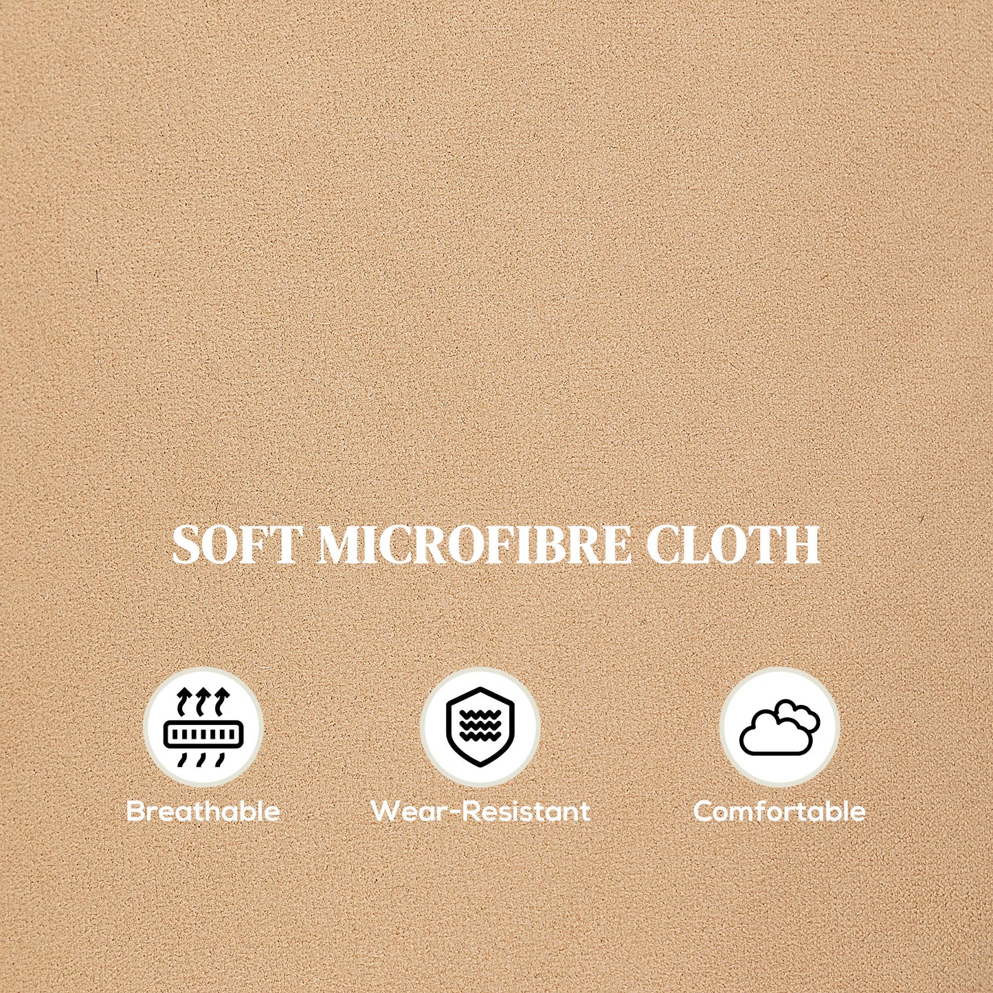 HOMCOM 140° Manual Reclining Armchair, with Footrest - Light Brown