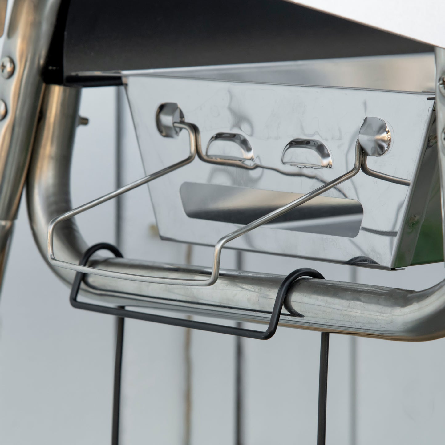 Outsunny Charcoal BBQ Grill - Black