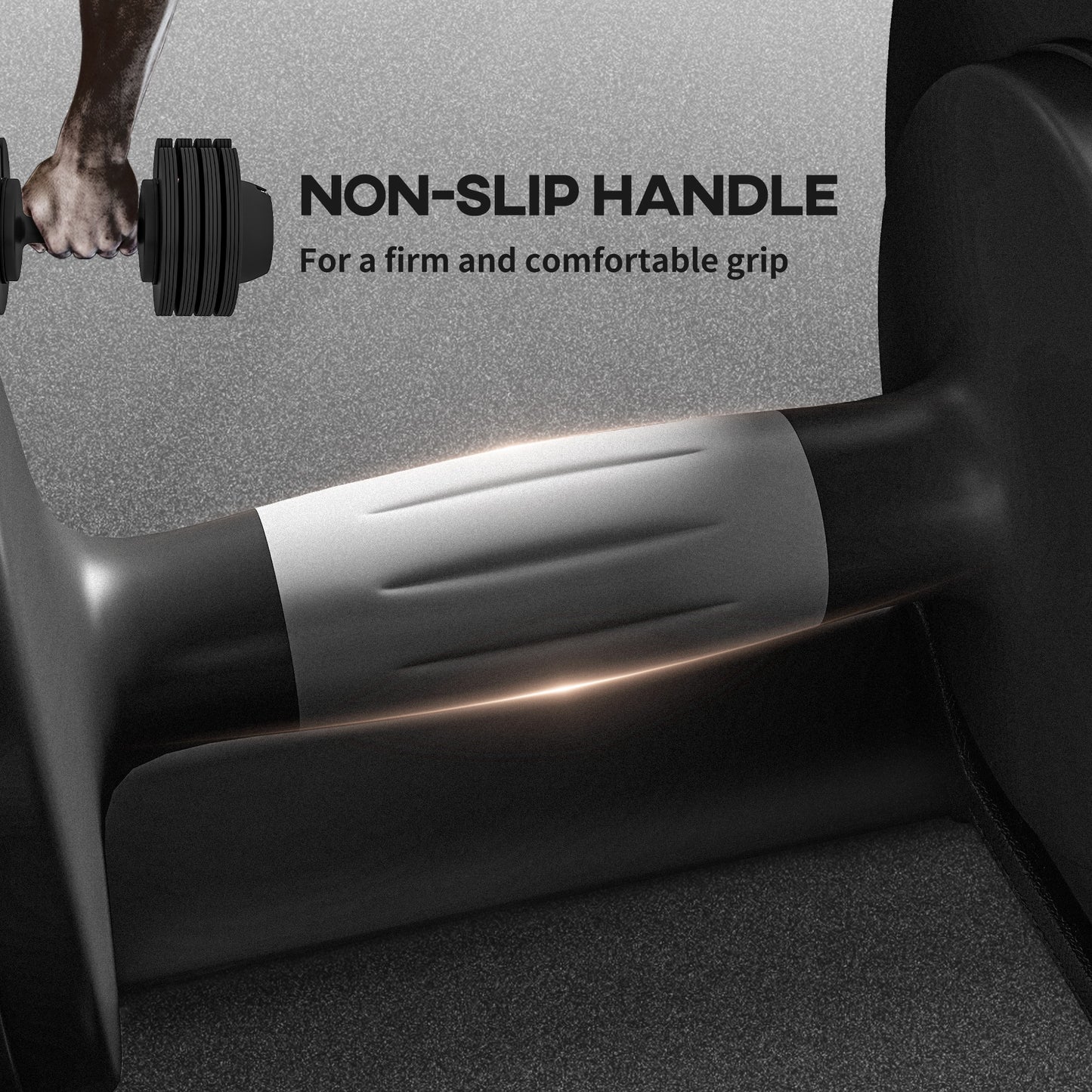 SPORTNOW Adjustable Dumbbells Set 4-in-1 Weights Set with Storage Tray and Non-Slip Handle 7KG 13KG 18KG 24KG