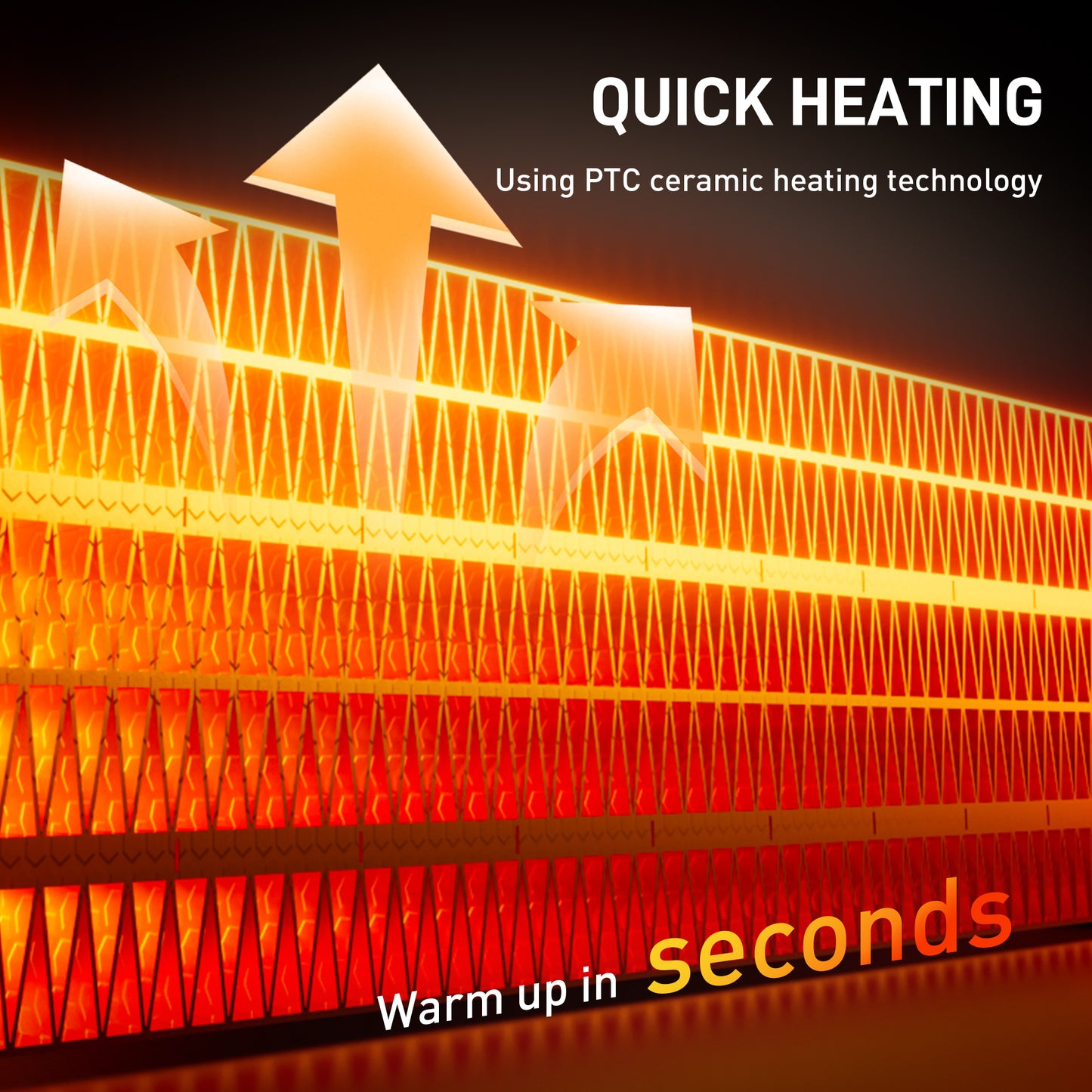 HOMCOM 2000W Ceramic Electric Heater with Fan, Timer, Oscillation - Black