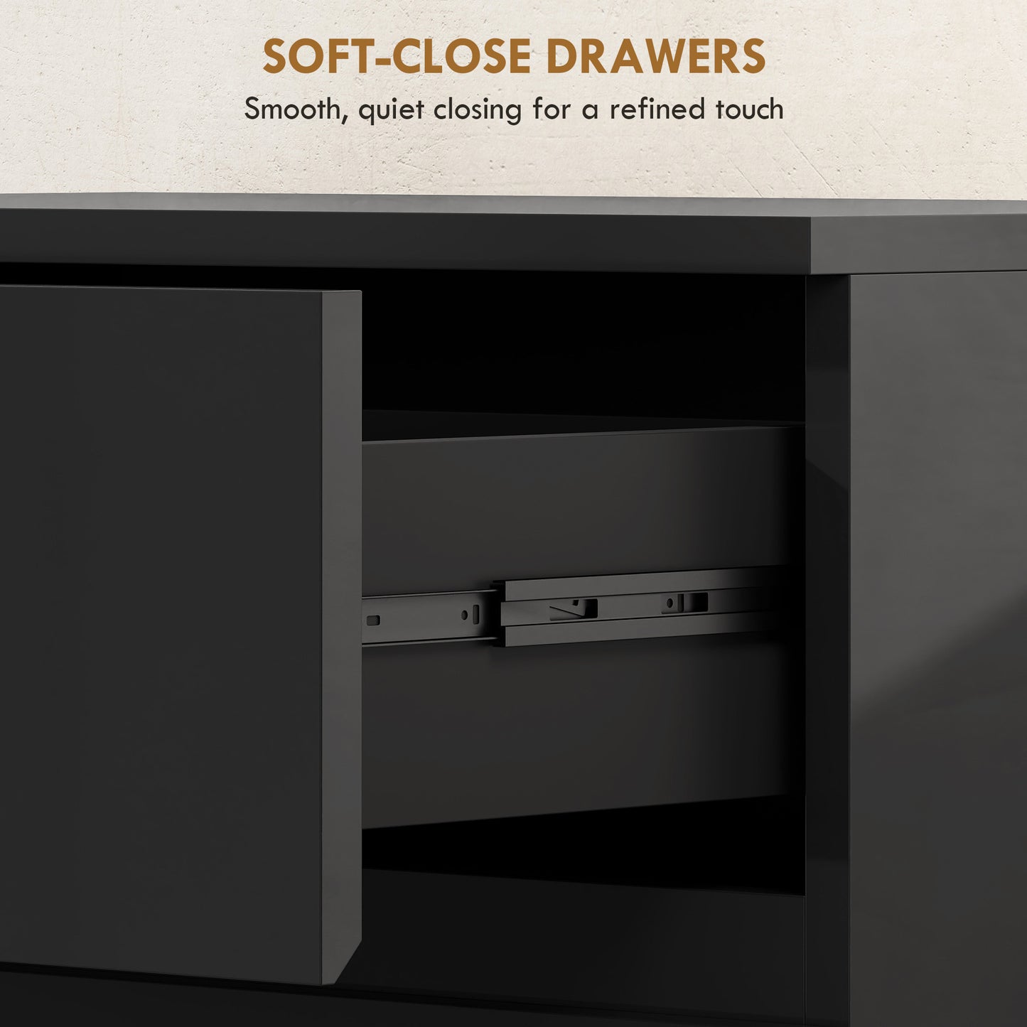 HOMCOM Chest of Drawers, 5-Drawer Storage Cabinets, Modern Dresser for Bedroom