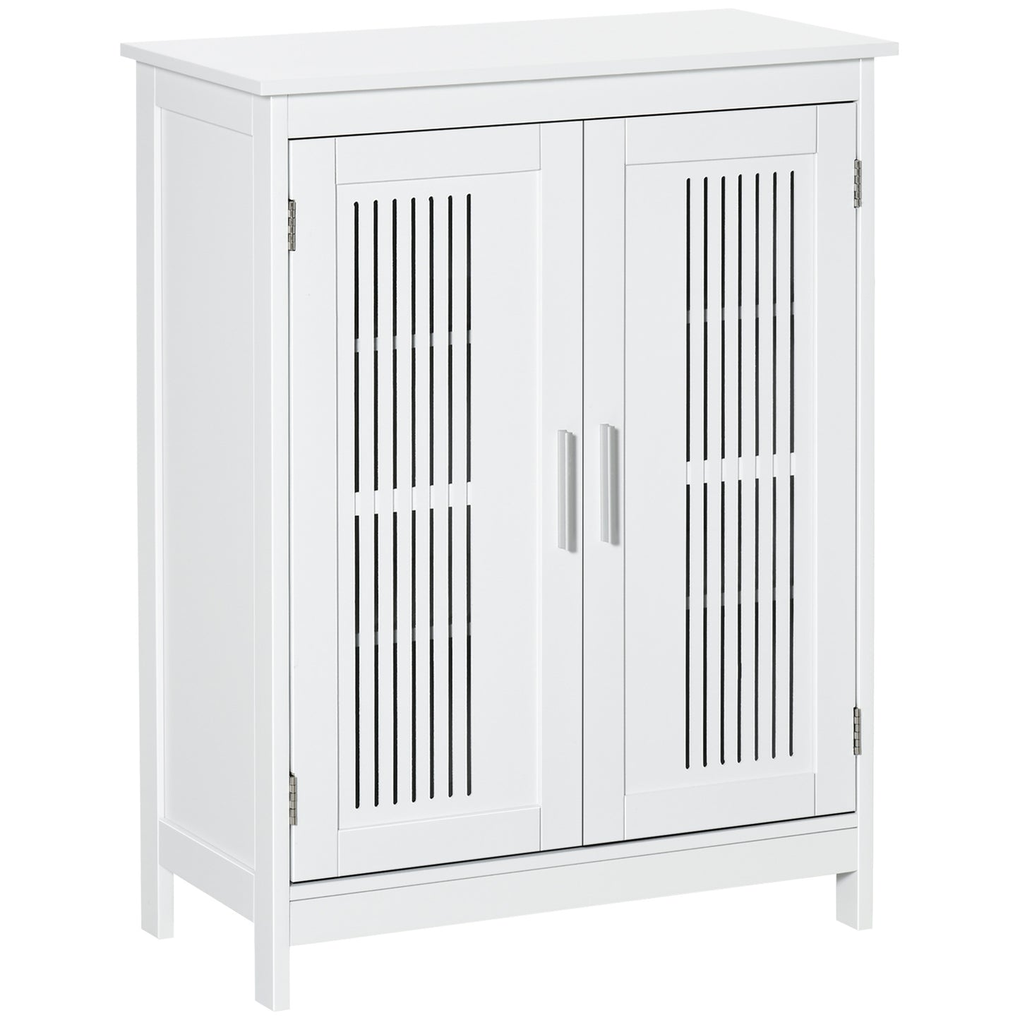 kleankin Modern Bathroom Floor Cabinet - White