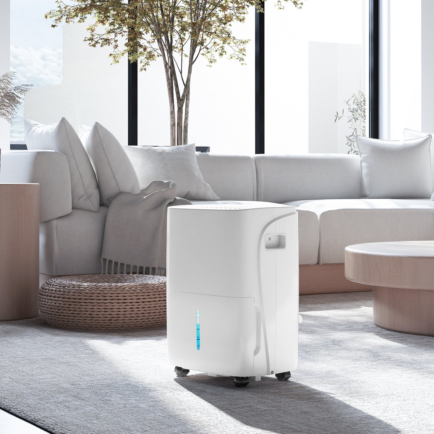 HOMCOM 30L Dehumidifier with Auto-Clean Filter, 4L Tank, Digital Display
