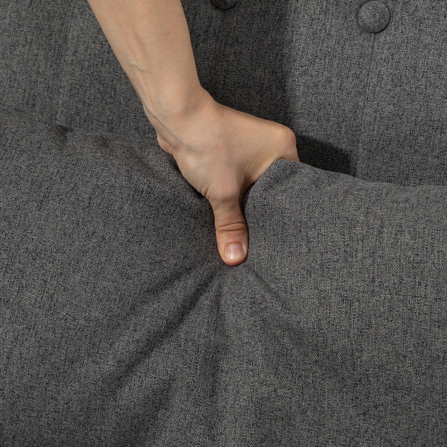 HOMCOM Wood Frame Rocking Accent Chair - Grey