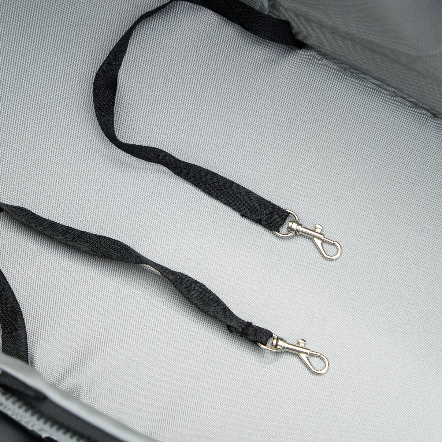 PawHut Pet Stroller No-Zip Foldable Travel Carriage with Brake Basket Adjustable Canopy