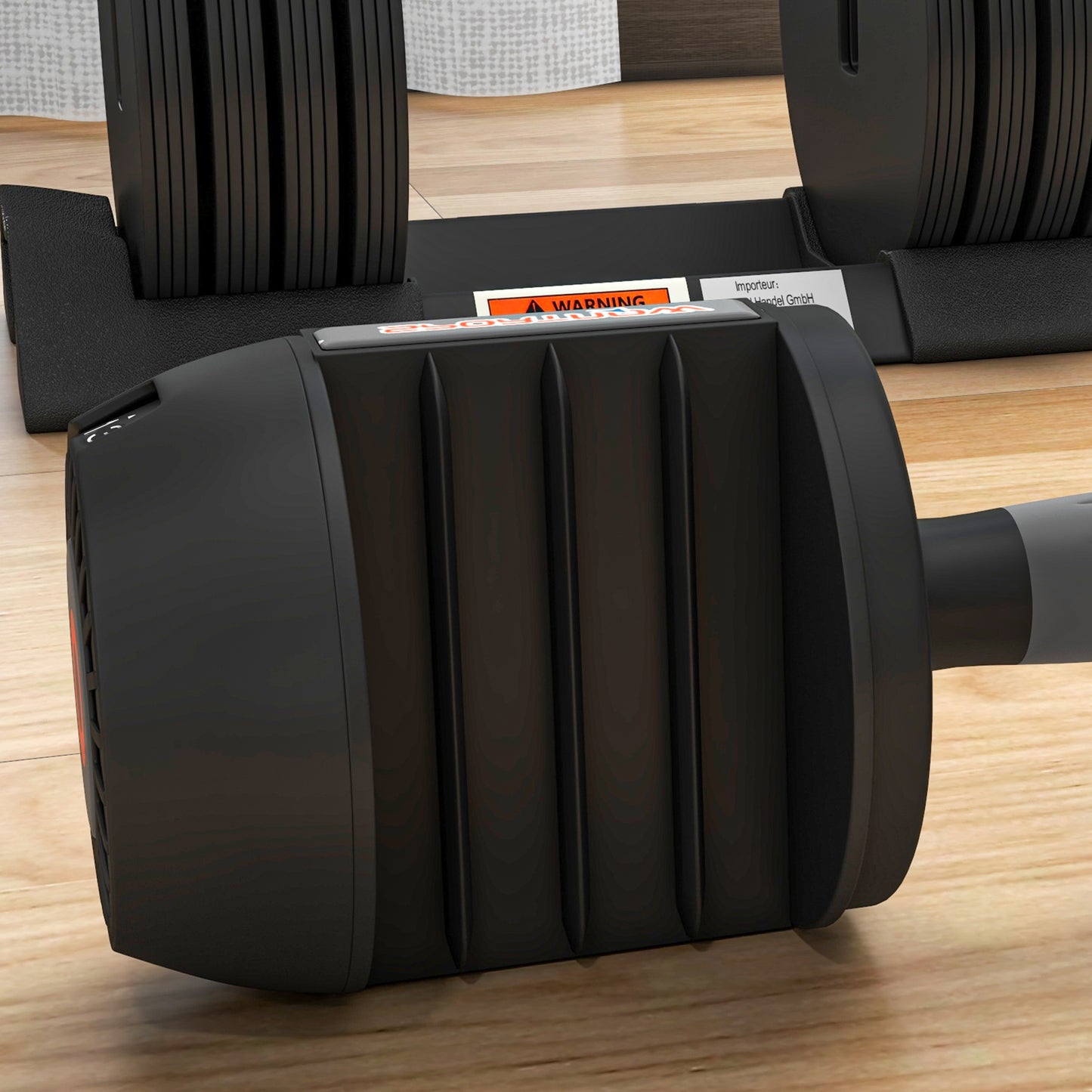 SPORTNOW Adjustable Dumbbells Set 4-in-1 Weights Set with Storage Tray and Non-Slip Handle 7KG 13KG 18KG 24KG