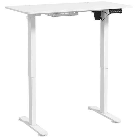 Vinsetto Electric Desk Height Adjustable Standing Desk with 3 Memory Settings Collision Avoidance and Overheat Protection
