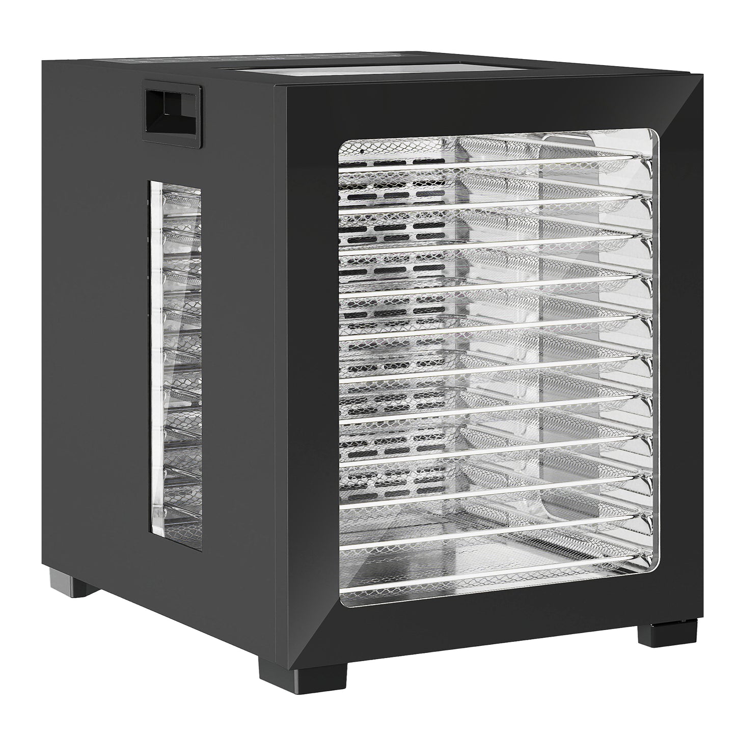 HOMCOM 12-Tray 40-70℃ Food Dehydrator - Black