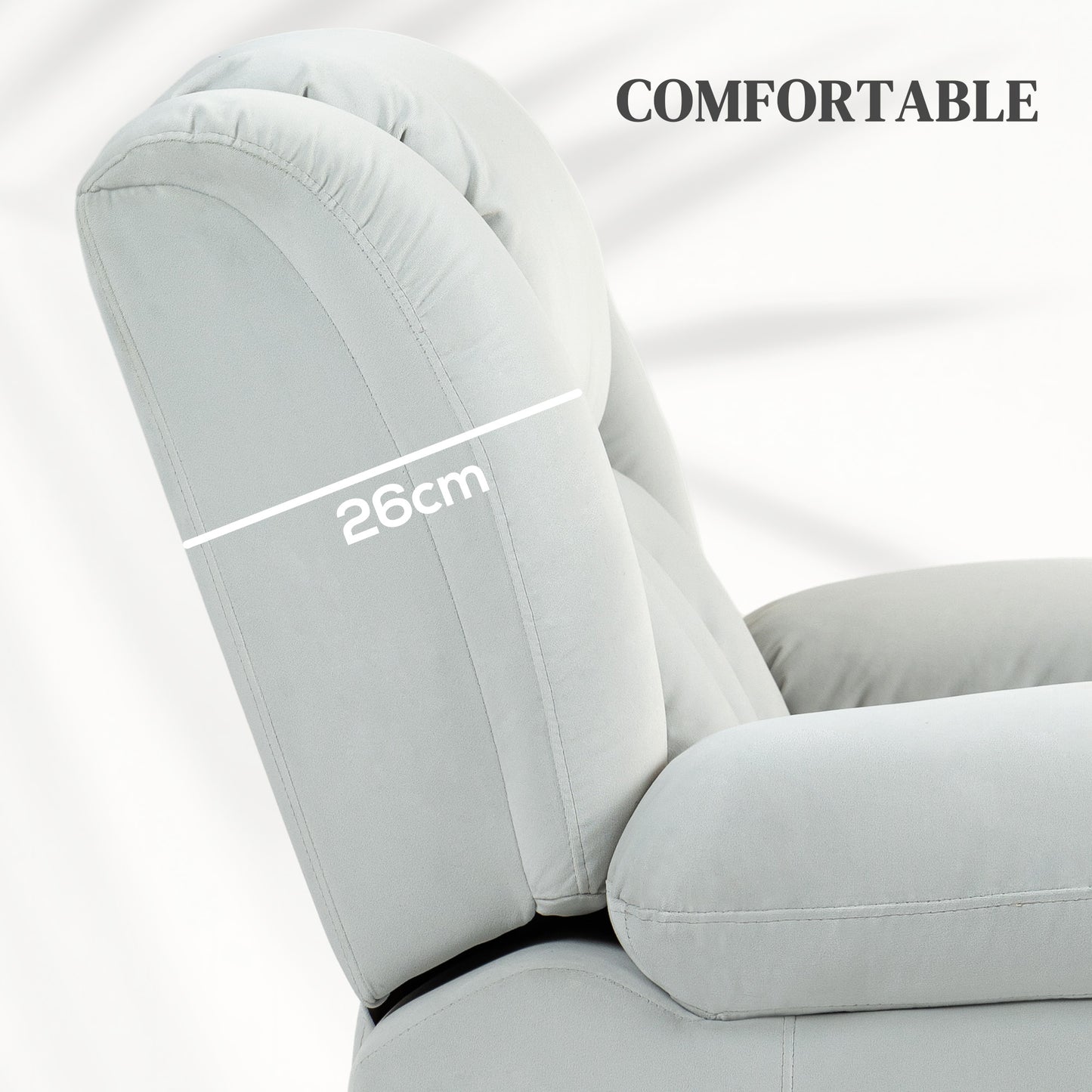 HOMCOM Power Lift Recliner Chair with Vibration Massage and Heat, Electric Lift Chair for Elderly