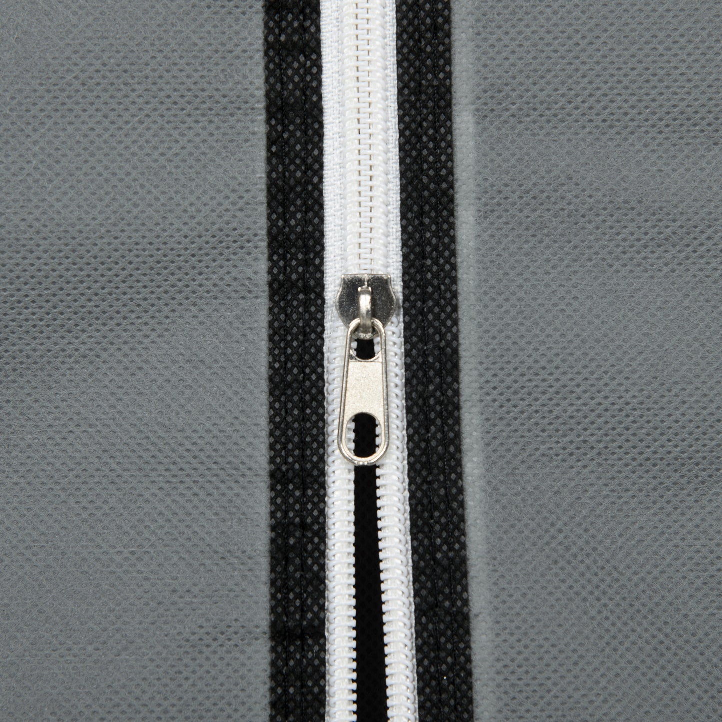 HOMCOM Fabric Wardrobe, Portable Clothes Storage with 5 Compartments, Hanging Rail, 2 Drawers, 102x42.5x162.5cm, Dark Grey