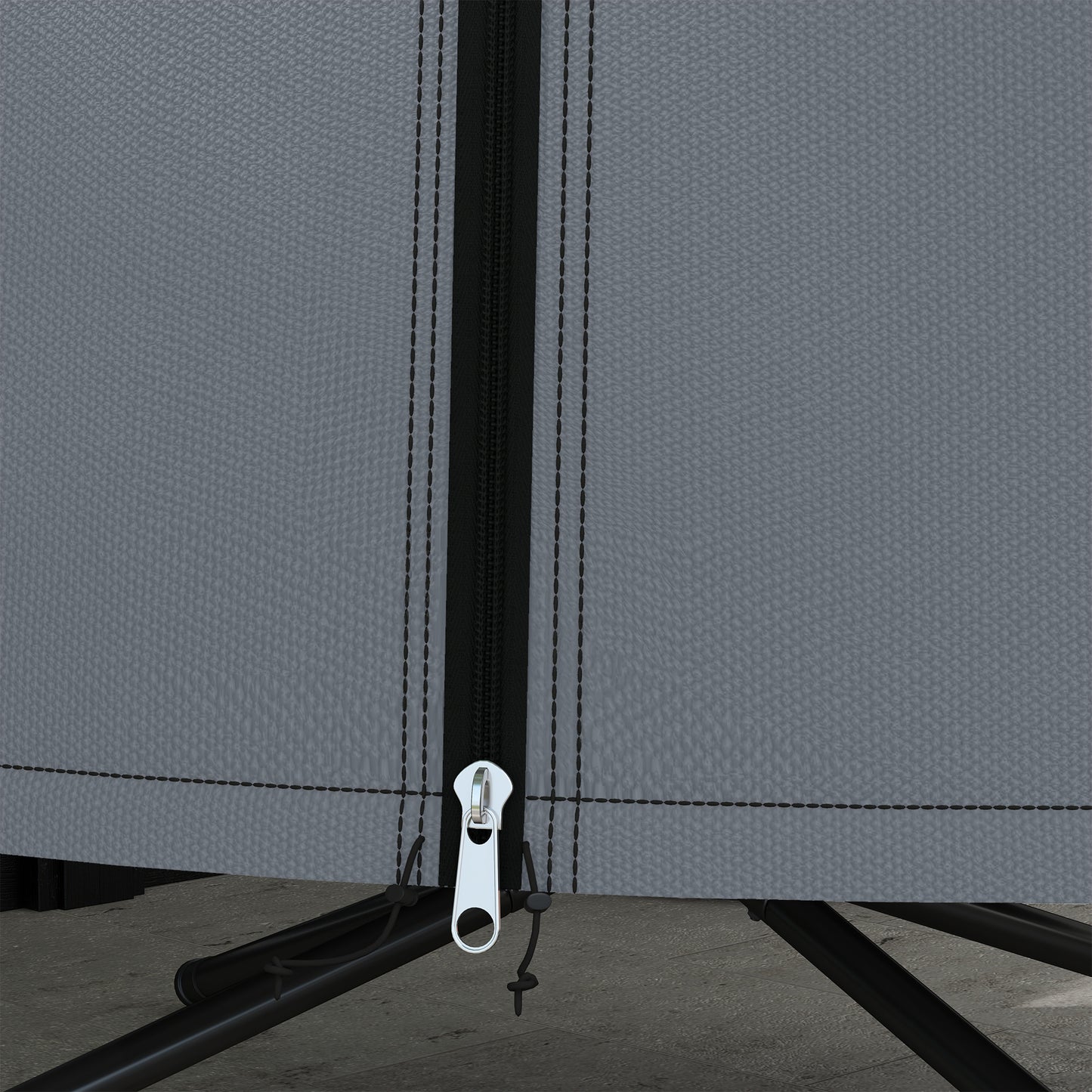 Outsunny 190 x Ø128cm Hanging Egg Chair Furniture Cover - Grey