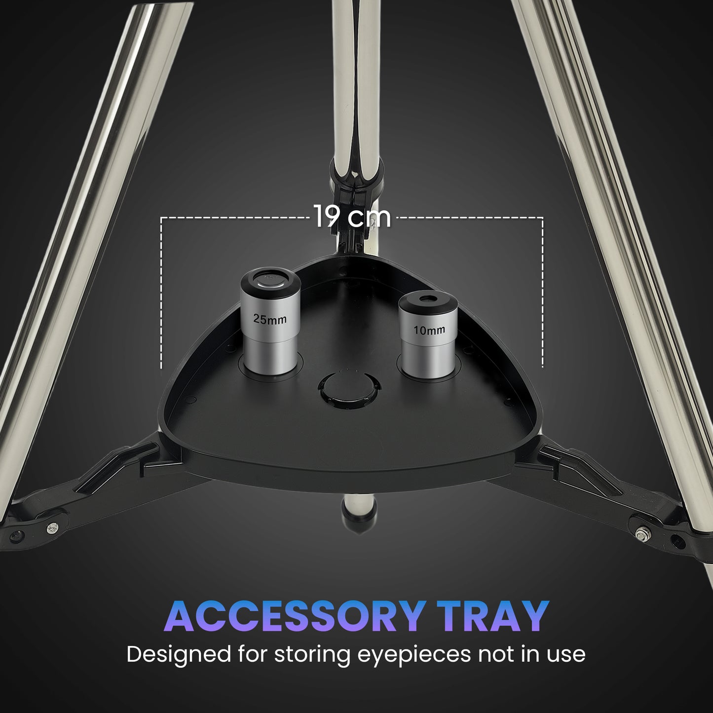 Outsunny Astronomy Telescope for Adults and Beginners with 80 mm Aperture, Carry Bag, White