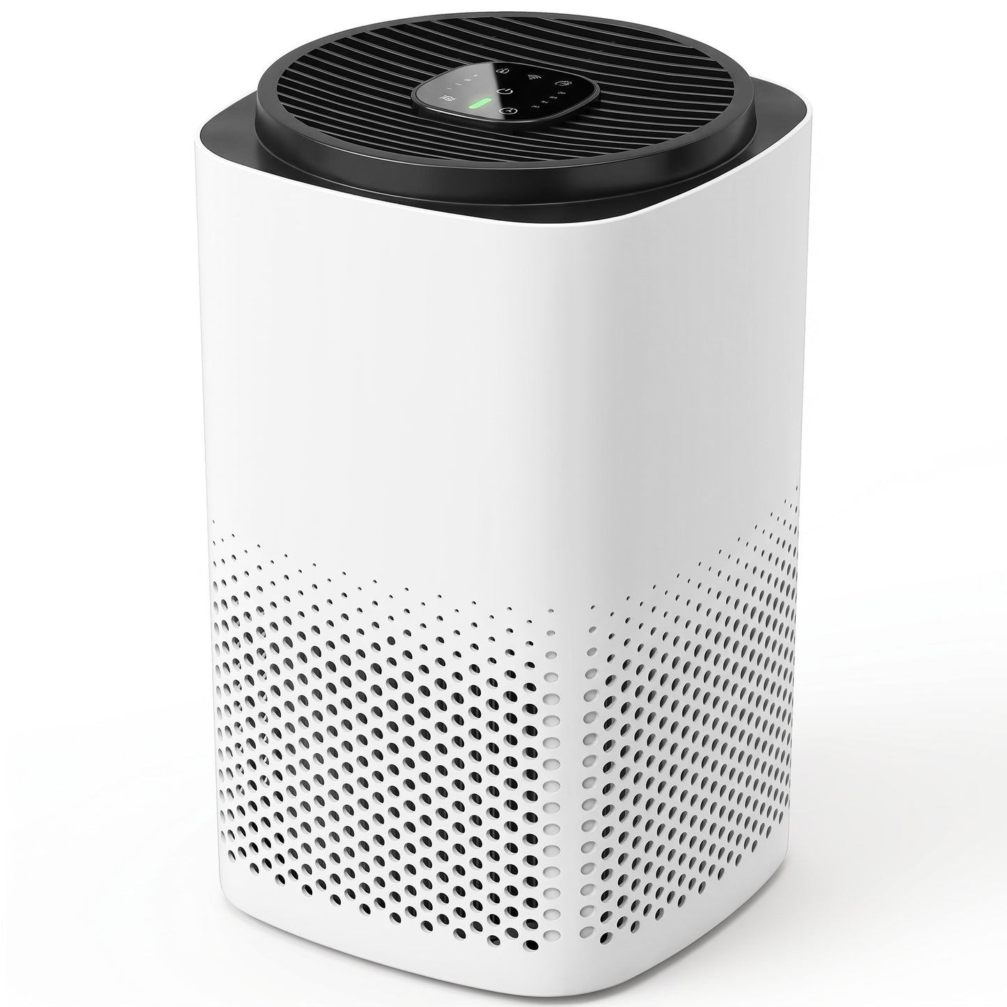HOMCOM Smart Air Purifier for Home, HEPA Filter, Sleep/Auto Mode, 27m², Air Cleaner, App & Voice Control, Quiet, AQI Indicator