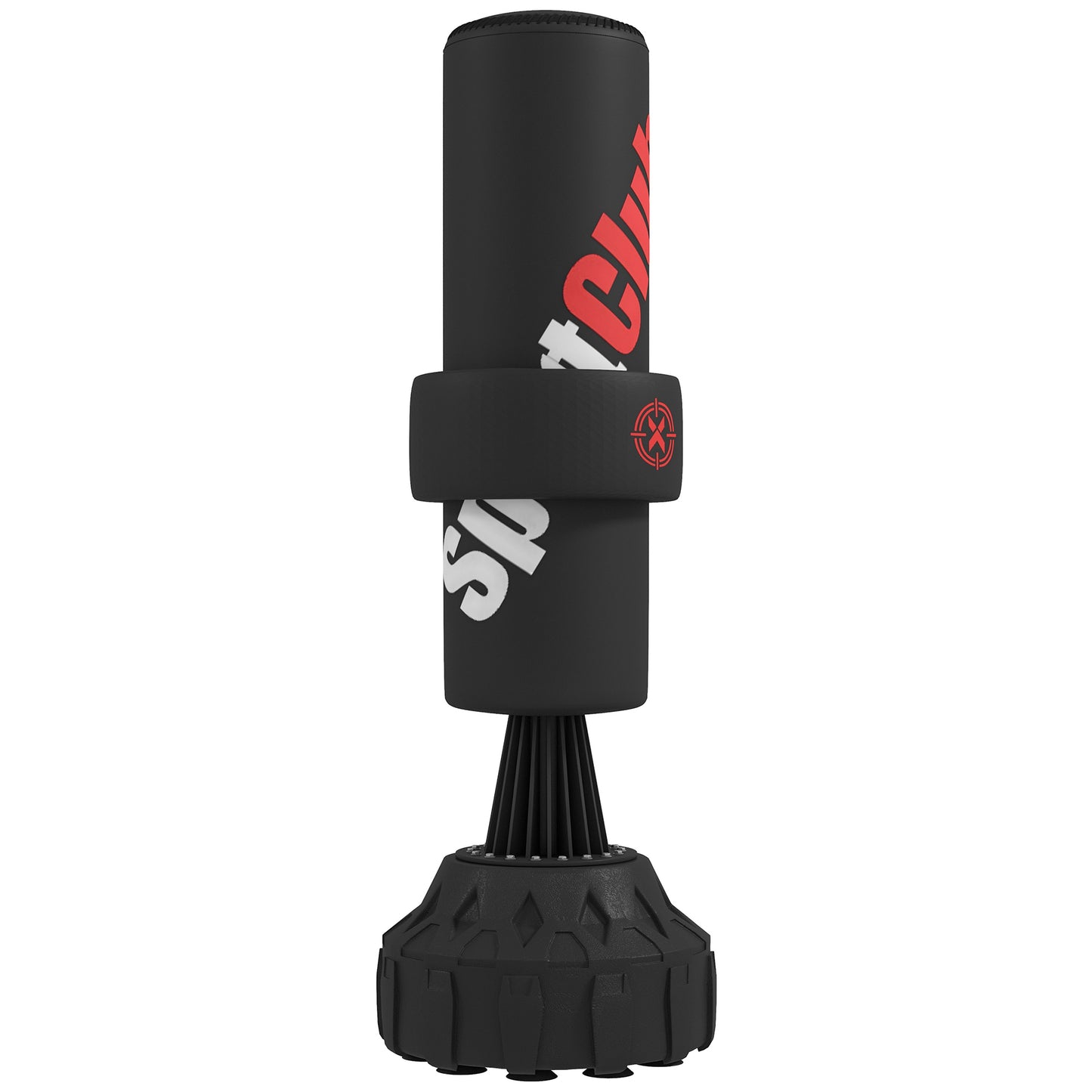 SPORTNOW Freestanding Punching Bag, Heavy Boxing Bag with Stand for Teens/Adults, Adjustable Pad, Hand Wrap, Suction Base for Karate, Taekwondo, MMA, Kickboxing
