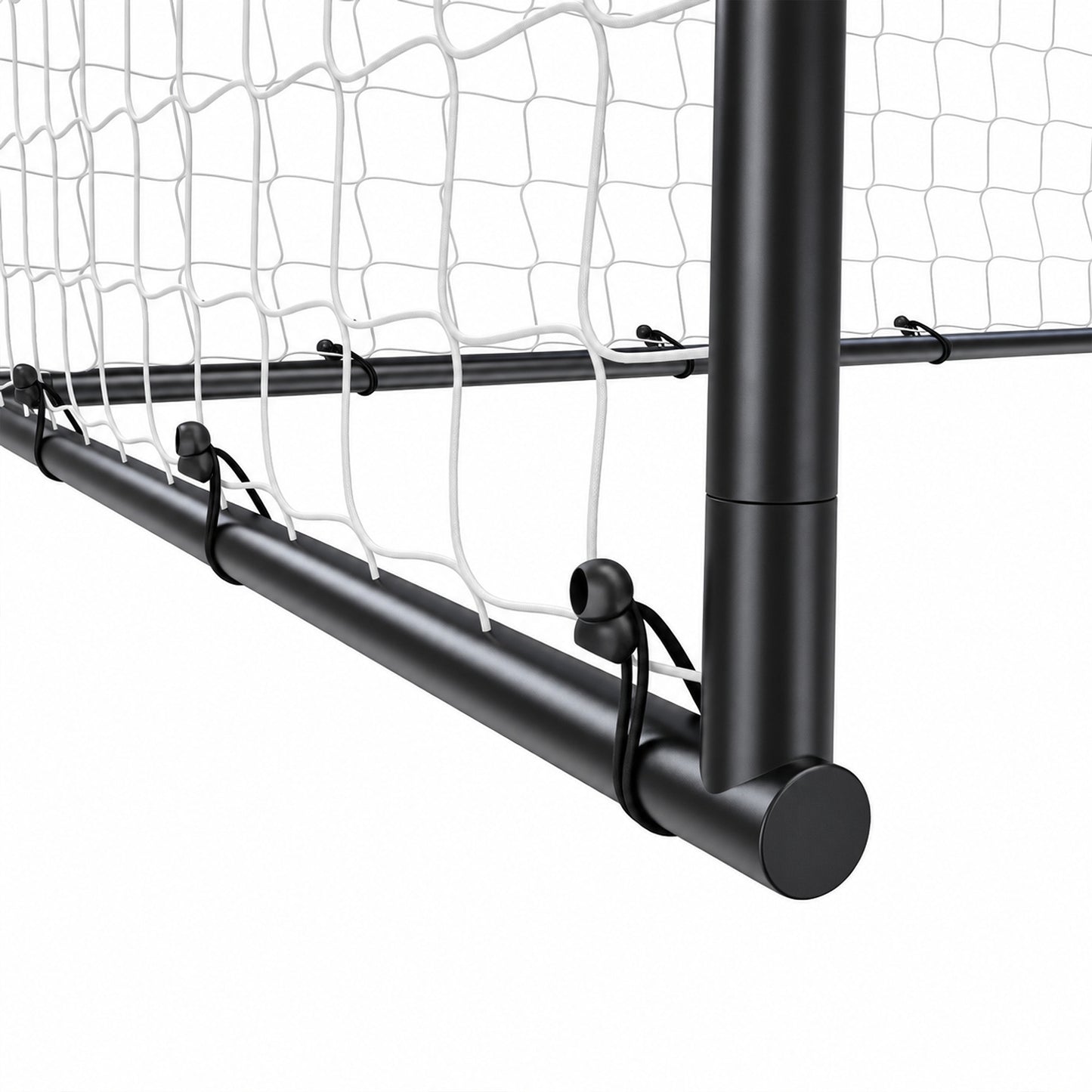 SPORTNOW Football Goal, 10 x 6.5ft Football Net with Ground Stakes and Metal Frame, Training Equipment for Indoor Outdoor Play