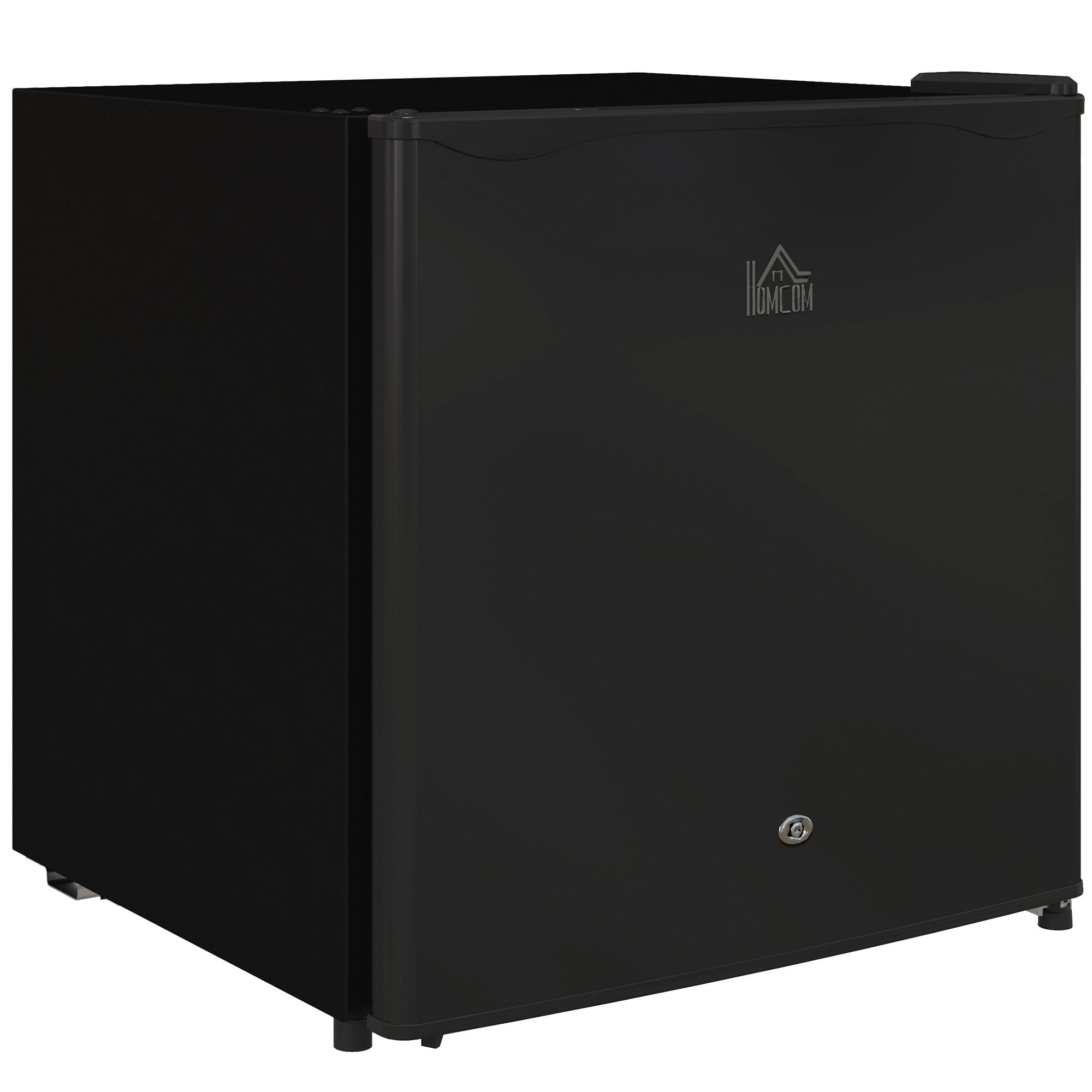 HOMCOM 46 Litre Lockable Countertop Fridge - Black – mhstar.co.uk