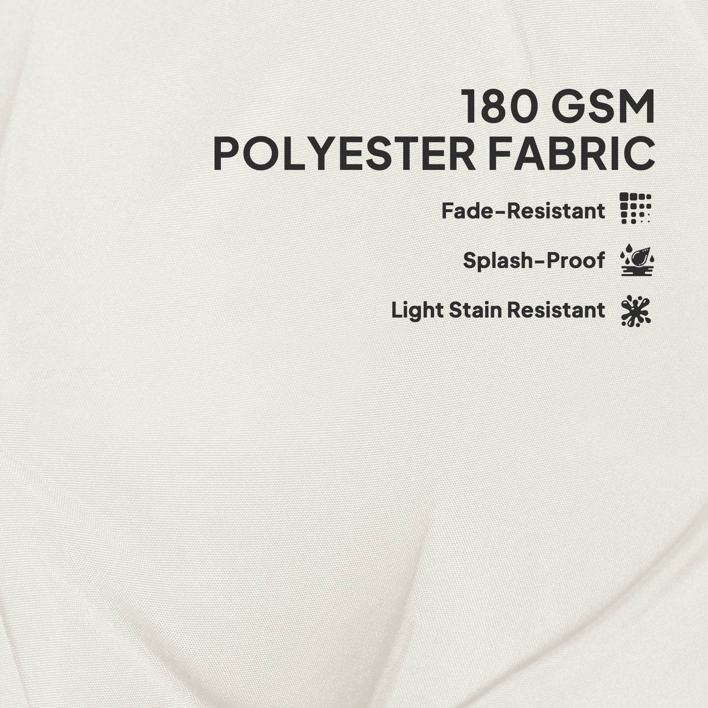 Outsunny Set of 4 Garden Chair Cushions with Backs, 108x50x5 cm, Tufted Back, Ties for Outdoor Dining Chairs, White