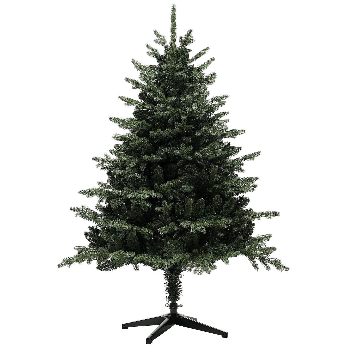 HOMCOM 5ft Artificial Spurce Christmas Tree with 1121 Branch Tips and Foldable Steel Base