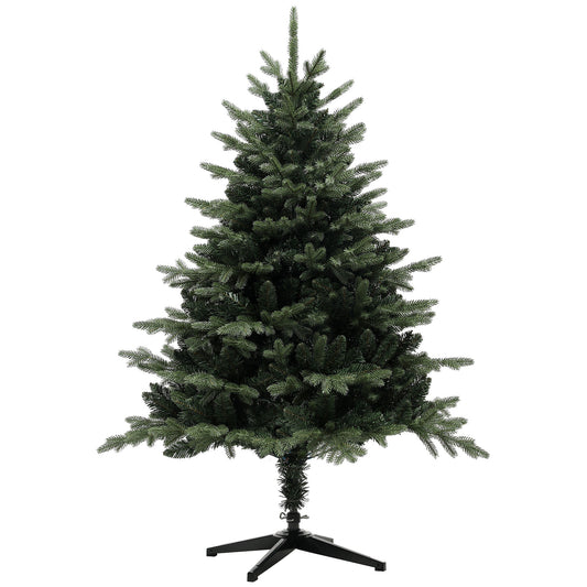 HOMCOM 5ft Artificial Spurce Christmas Tree with 1121 Branch Tips and Foldable Steel Base