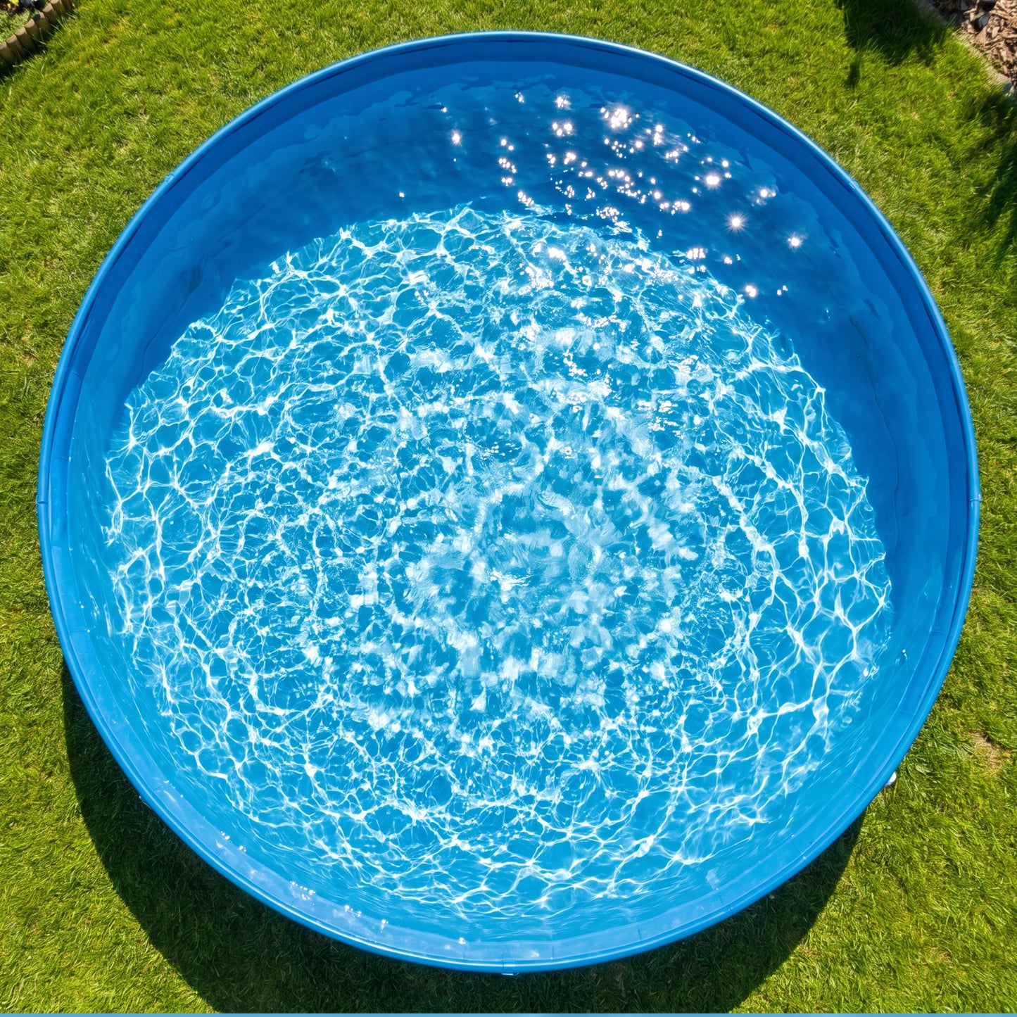 PawHut Foldable Dog Pool for Puppies and Ducks Dog Paddling Pool Bath Tub, Dark Grey, 120 x 30cm