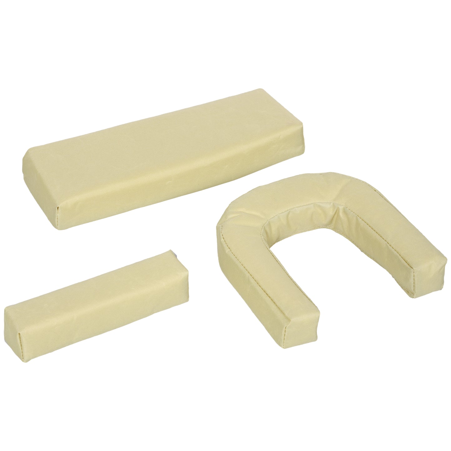 Outsunny Foldable Sun Lounger Set with Pillow Adjustable Backrest - Beige