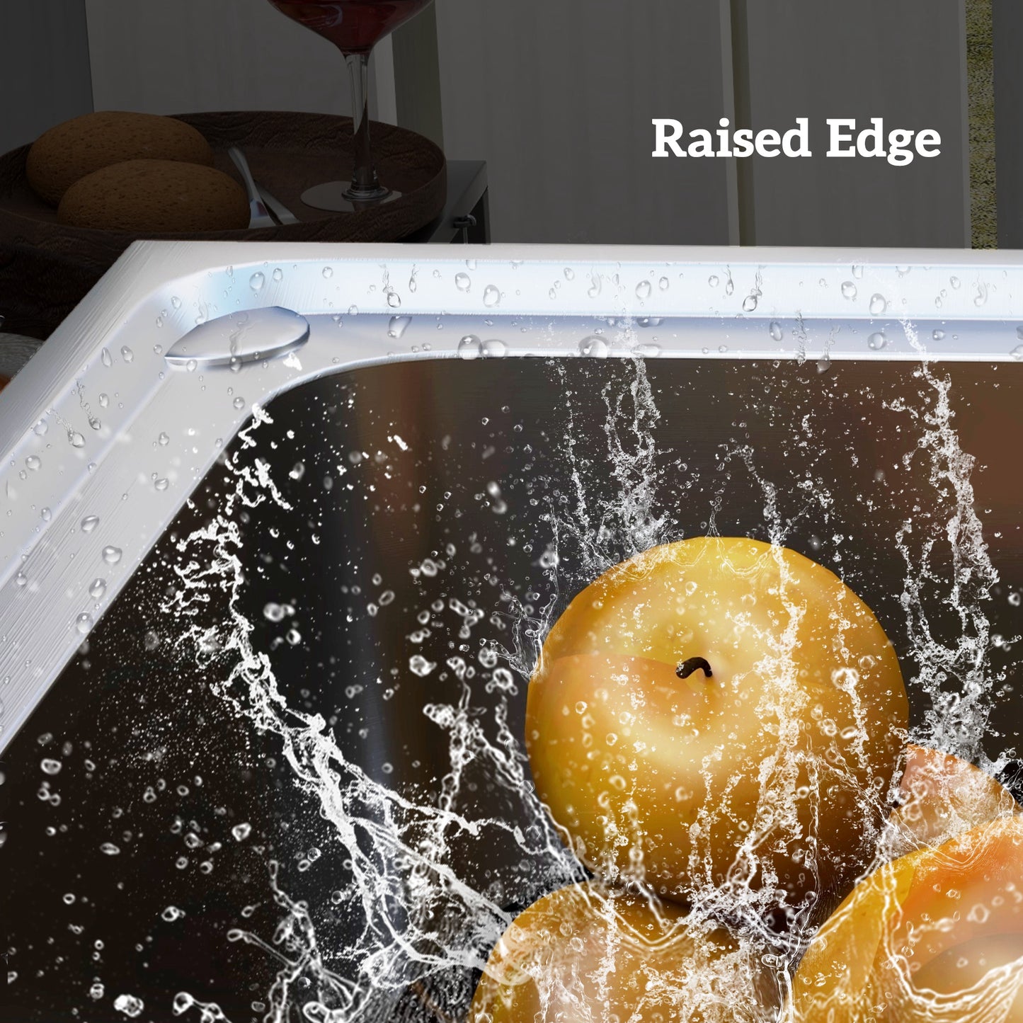 HOMCOM Outdoor Utility Sink, Stainless Steel Free Standing Single Bowl with Hot/Cold Water Pipe & Storage Shelf, 55 x 50 x 100 cm, for Laundry/Garage