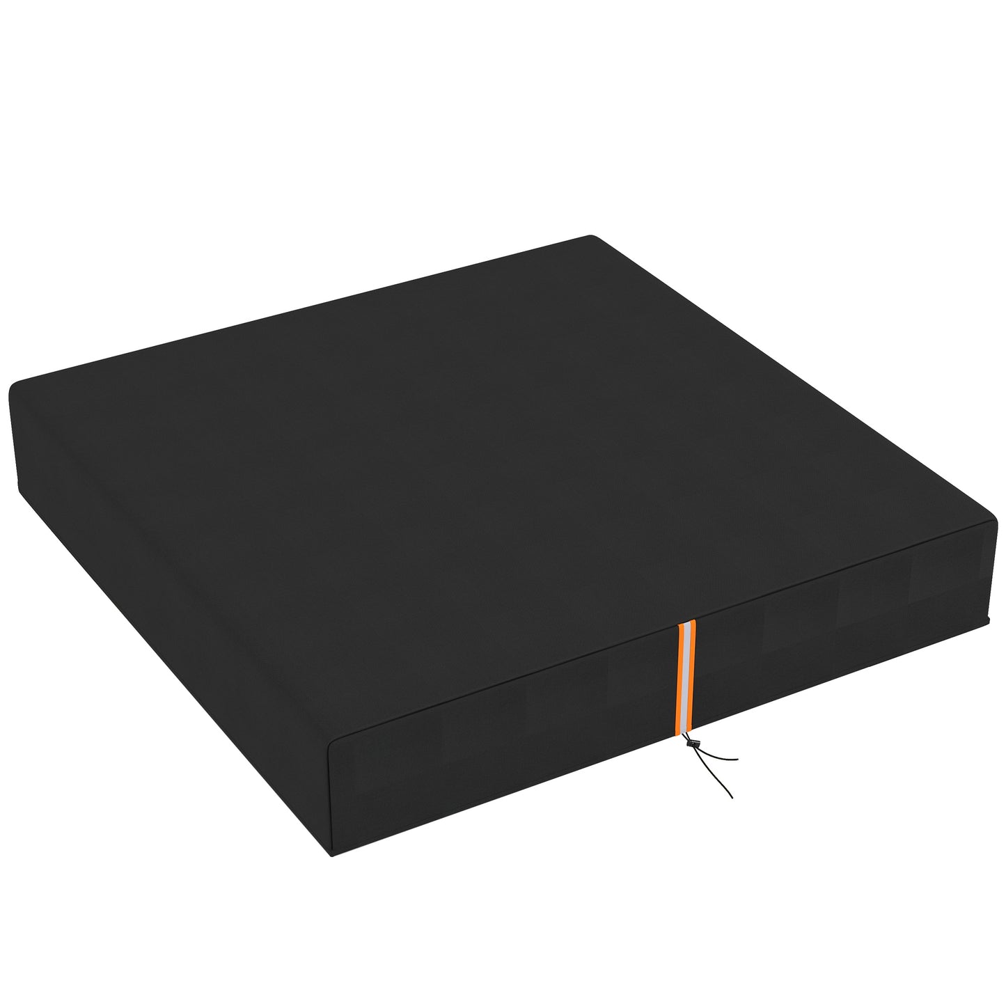 AIYAPLAY Sandbox Cover, Square Sandpit Cover Waterproof Dustproof UV Protection, Sandbox Canopy with Drawstring and Elastic Band Black