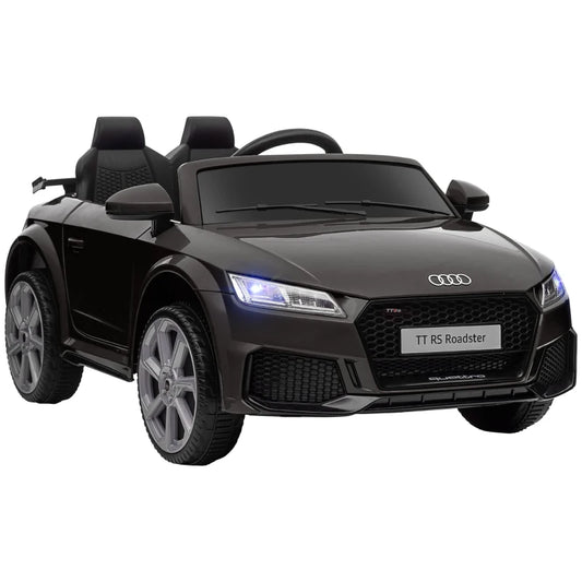 HOMCOM Kids Licensed Audi TT Ride-On Car 6V Battery w/ Remote Suspension Headlights and MP3 Player 2.5-5km/h Black