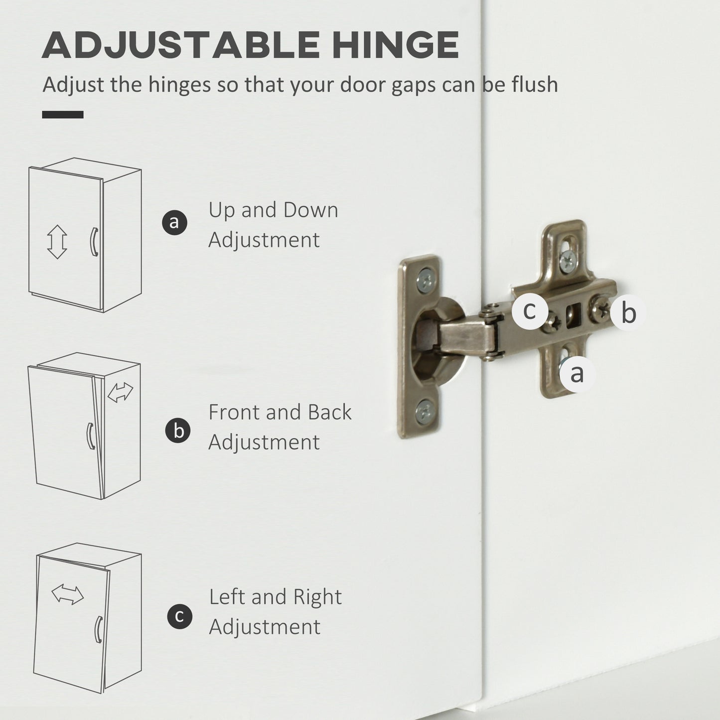 HOMCOM Modern Kitchen Pantry Cupboard Kitchen Storage Cabinet w/ Drawer and Shelves