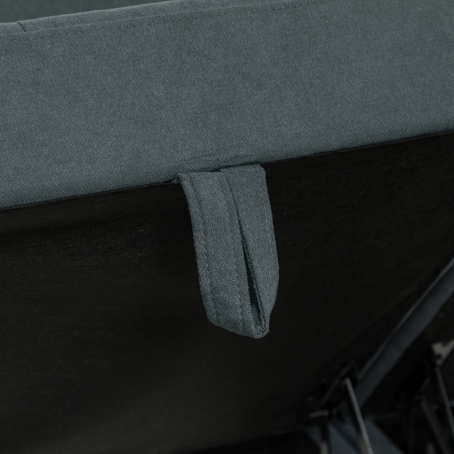 HOMCOM 'L' Shape Modular Storage Sofa - Dark Grey