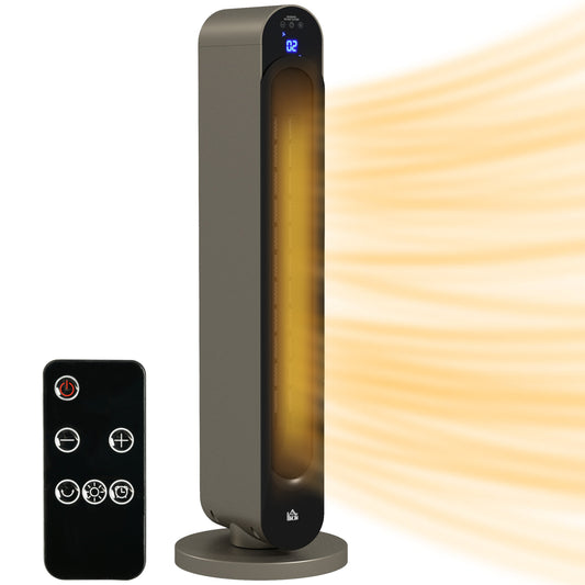 HOMCOM 2kW PTC Ceramic Tower Heater, 10-35°C Temperature Range