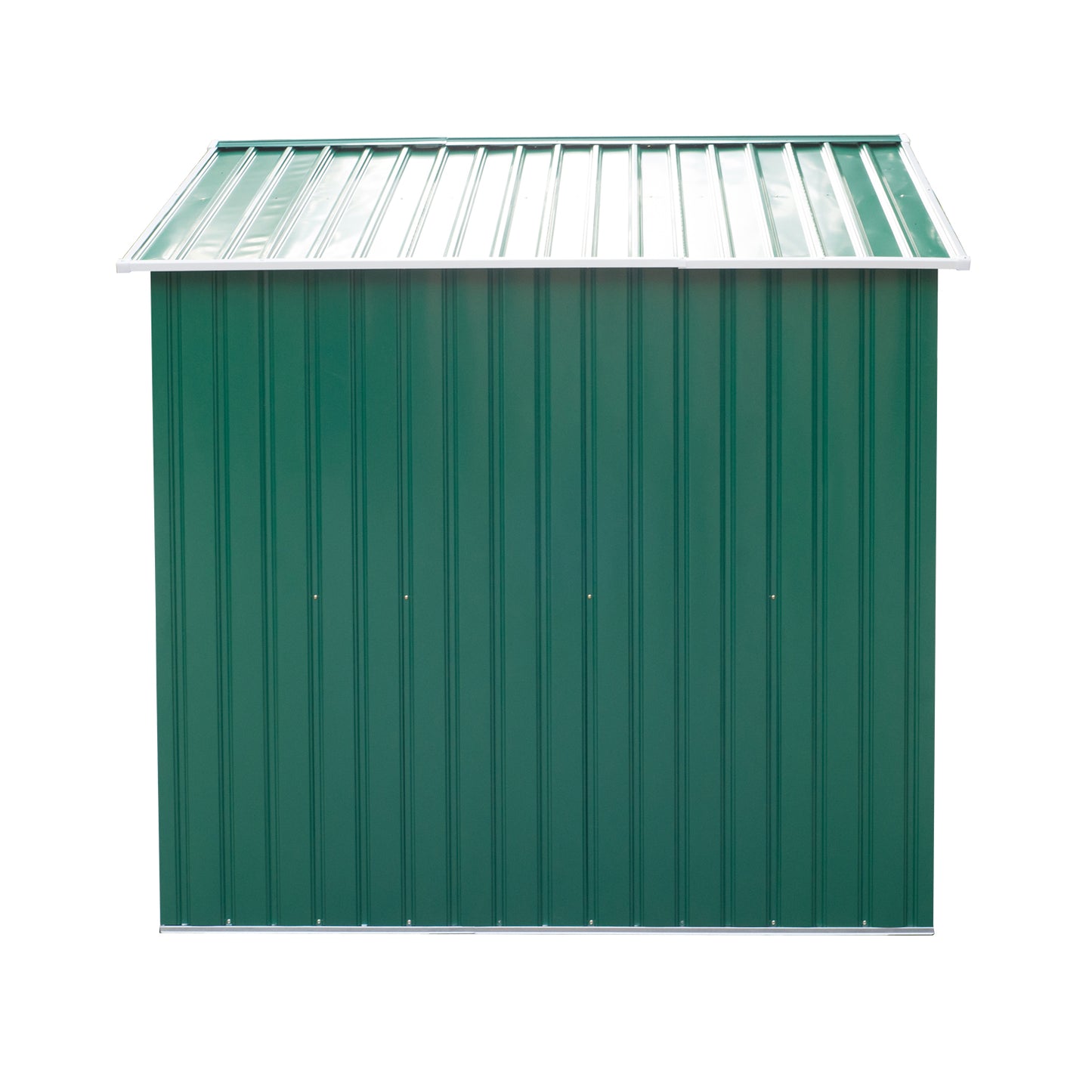 Outsunny 9 x 6ft Metal Garden Shed, Green