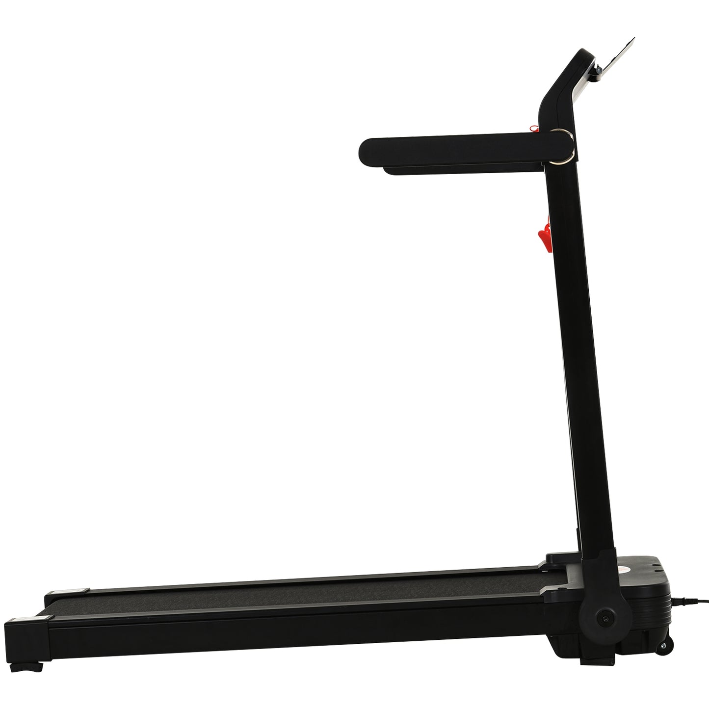 HOMCOM 500W Foldable Steel Motorised Treadmill w/ LCD Monitor Black