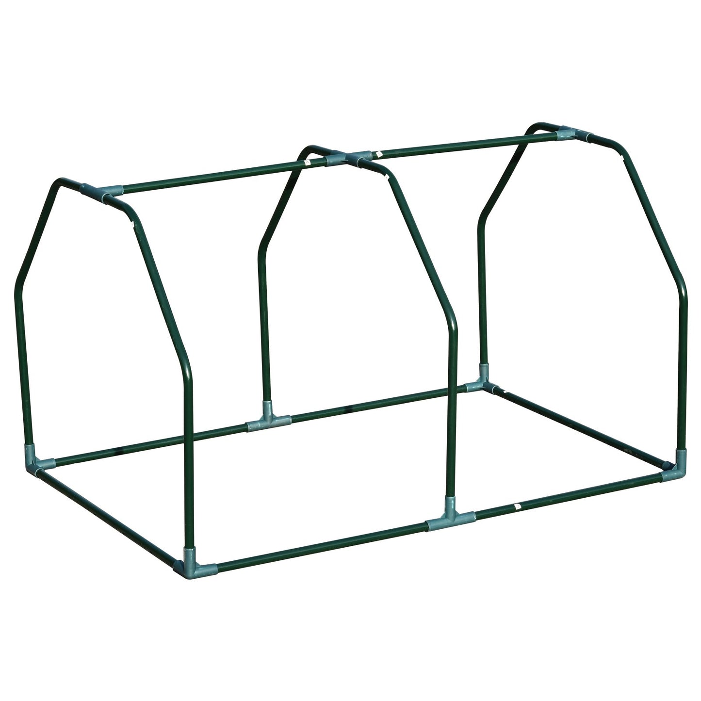 Outsunny 99x71x60cm Mini PVC Cover Steel Frame Greenhouse White