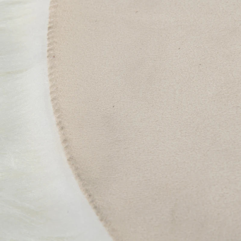 HOMCOM Fluffy Rug, Shaggy Area Rugs Faux Fur Carpet for Living Room, Bedroom, Dining Room, 60x180 cm