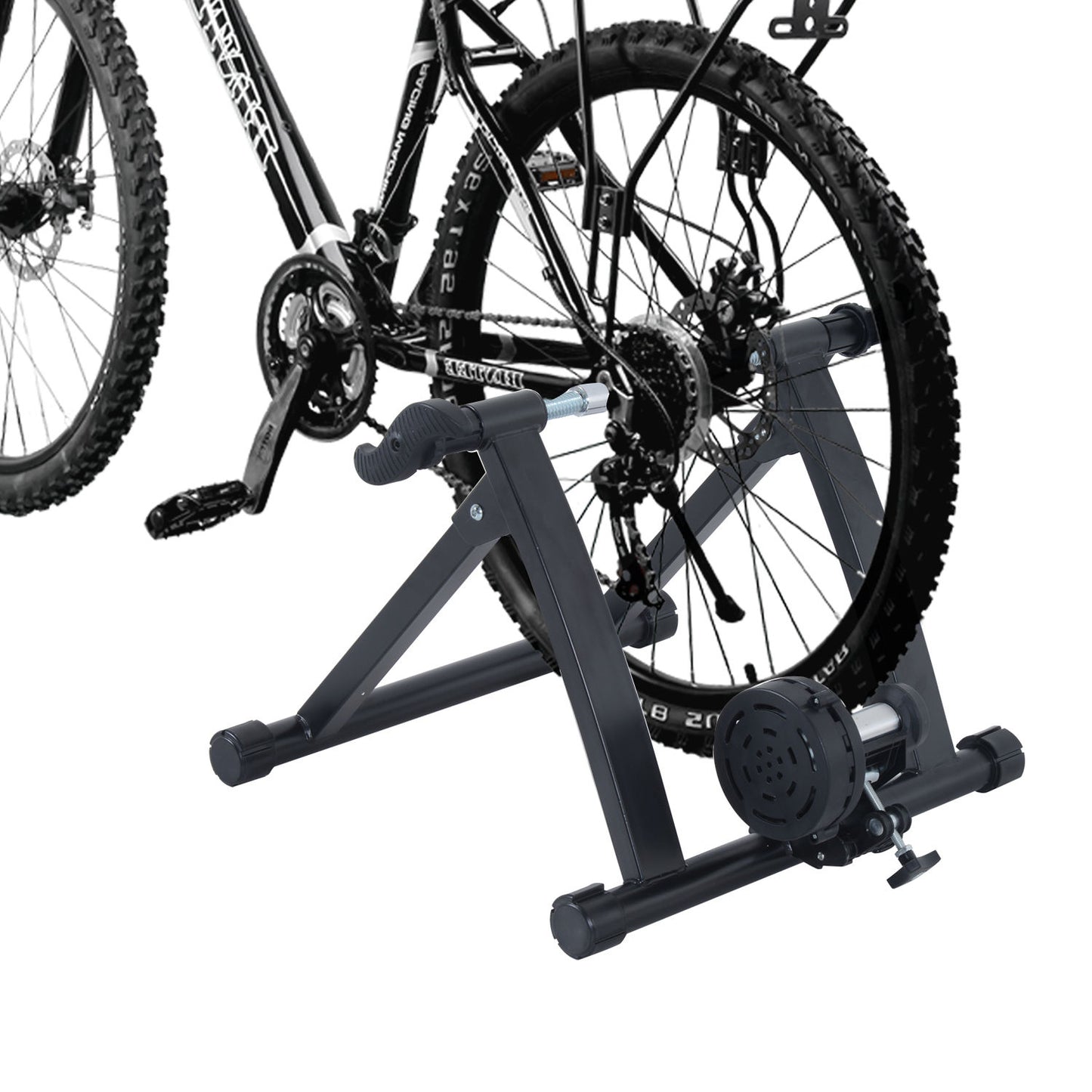 HOMCOM Foldable Indoor Bike Turbo Trainer-Black