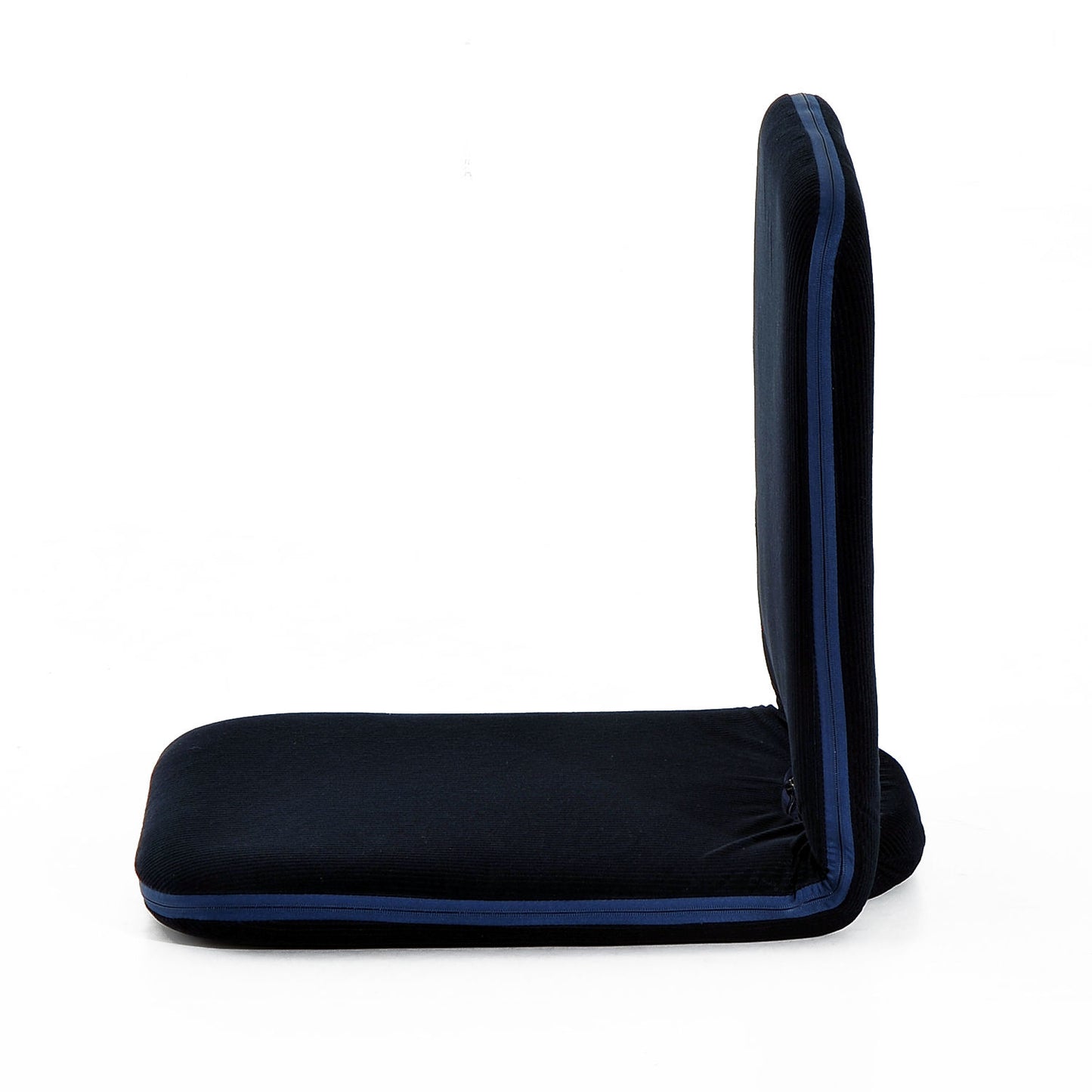 HOMCOM Steel Foldable Floor Backrest Chair Blue