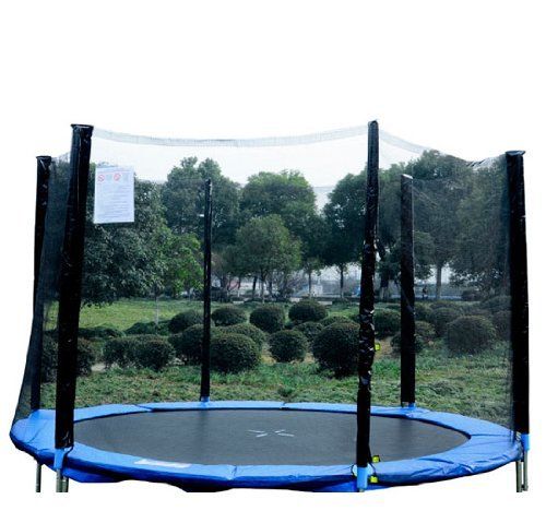 Homcom  8ft Trampoline Replacement Net, Black